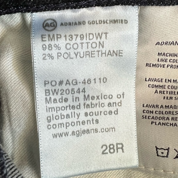 AG Adriano Goldschmied NWOT The Farrah High-Rise Skinny Jeans Size 28 - Picture 14 of 15